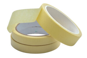 băng keo giấy chịu nhiệt Màu sắc: Màu vàng nhạt, độ dày: 0,15 mm, chịu nhiệt: 80 ° C / 1h