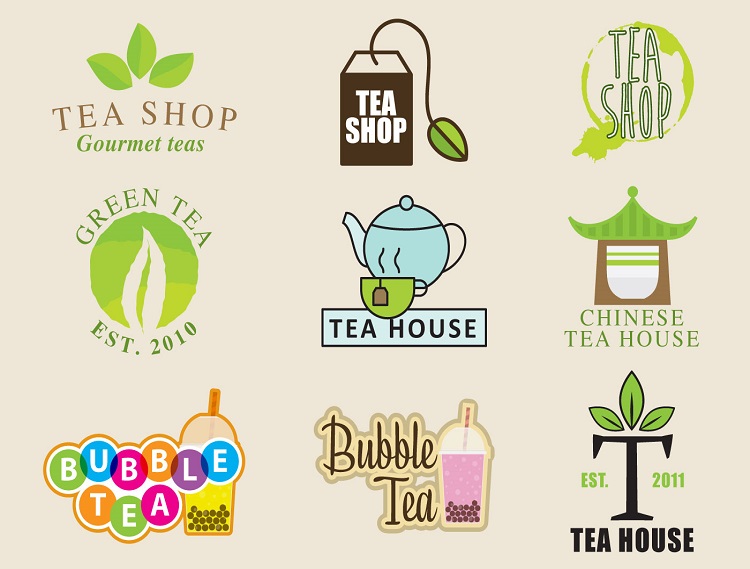 Thiết kế logo trà sữa trực tuyến