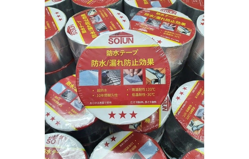 Các sản phẩm băng keo chống thấm Nhật Bản đều sử dụng mủ Butyl Composite để làm chất kết dính